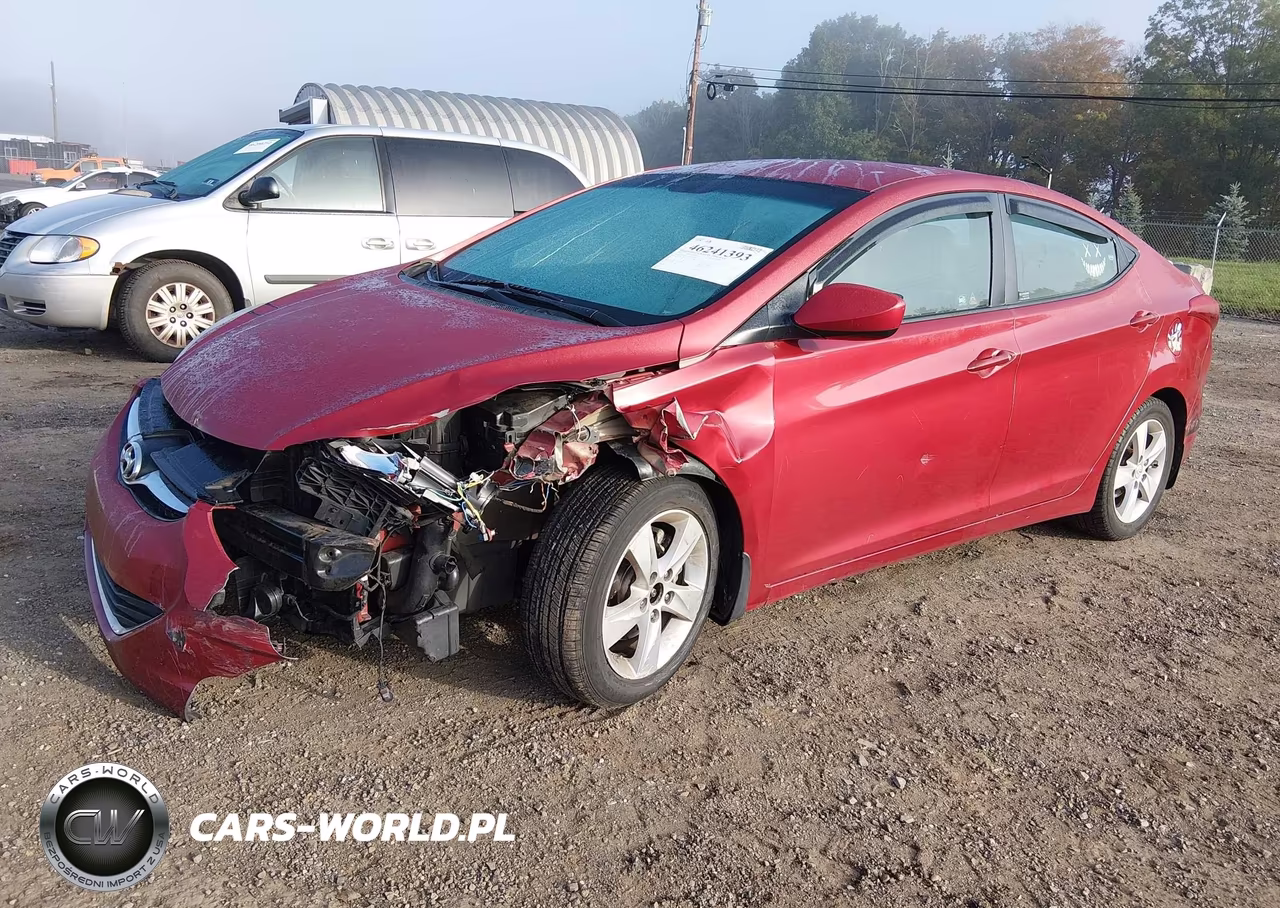 2012 Hyundai Elantra Gls (Ulsan Plant) VIN:KMHDH4AE1CU365582 - 2