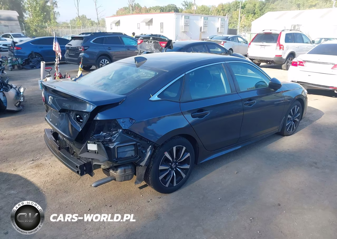 2022 Honda Civic Ex VIN:2HGFE1F7XNH314426 - 4