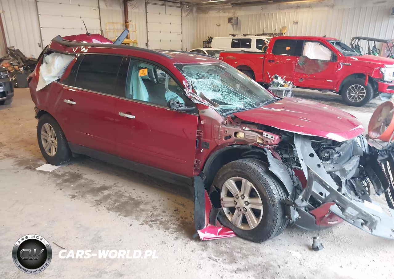 2013 Chevrolet Traverse 2Lt VIN:1GNKVJKD1DJ237247 - 1