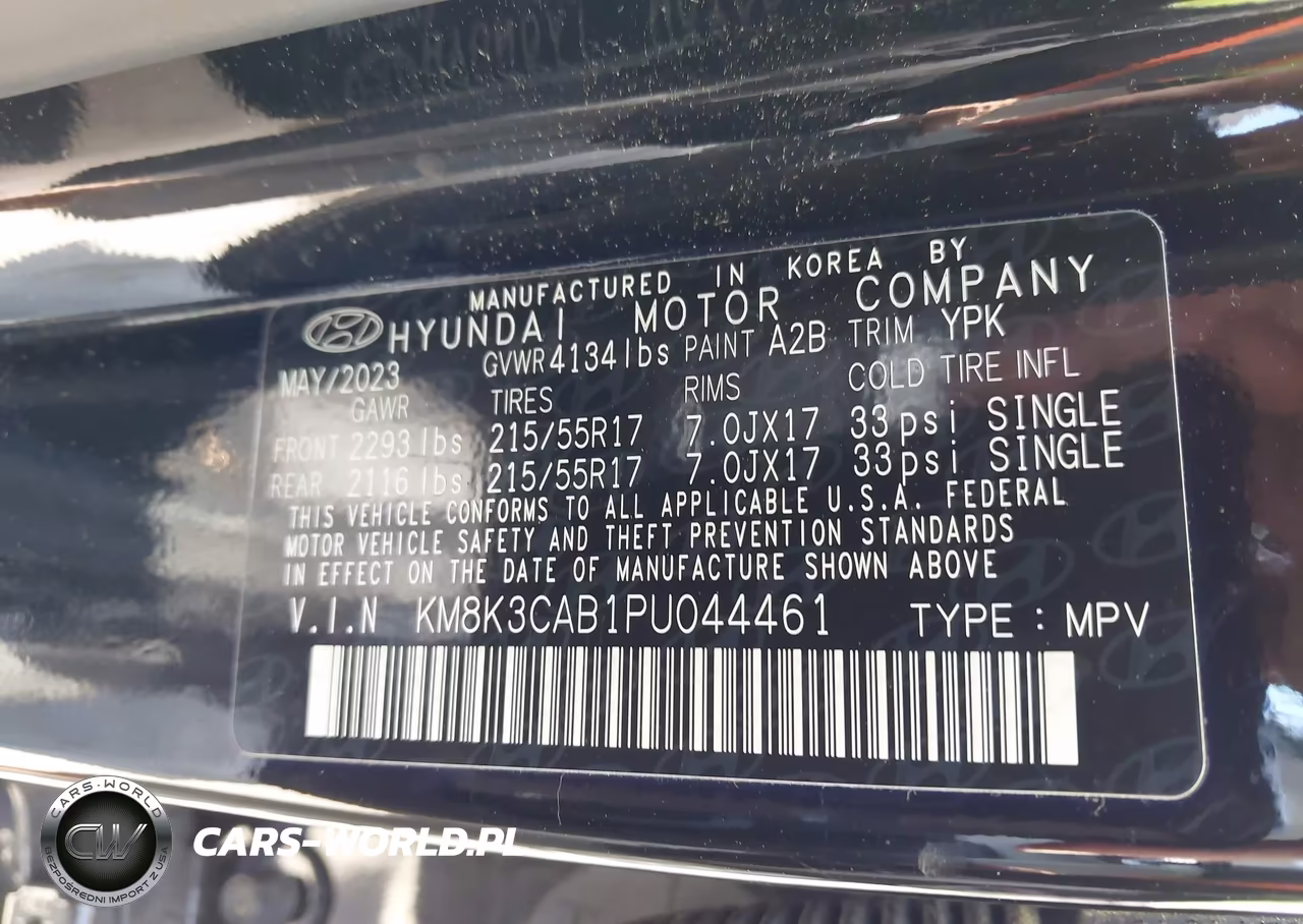 2023 Hyundai Kona Sel VIN:KM8K3CAB1PU044461 - 9