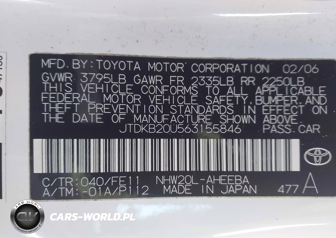 2006 Toyota Prius VIN:JTDKB20U563155846 - 9