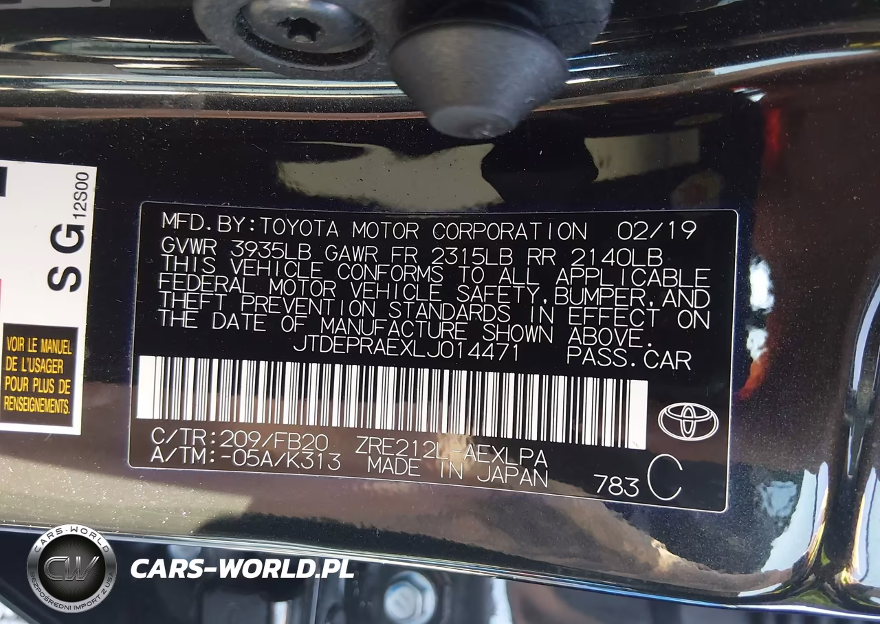 2020 Toyota Corolla Le VIN:JTDEPRAEXLJ014471 - 9