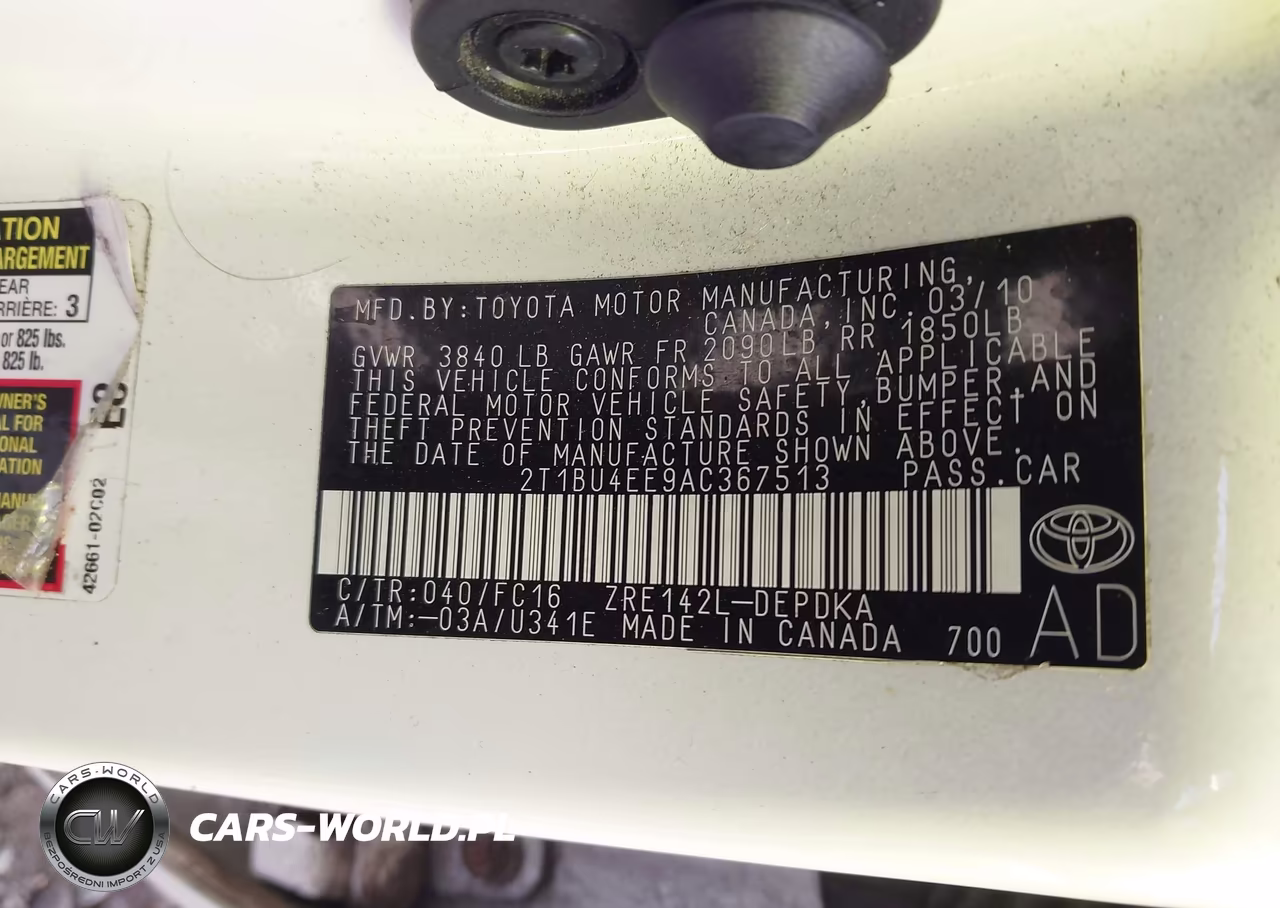 2010 Toyota Corolla Le VIN:2T1BU4EE9AC367513 - 9