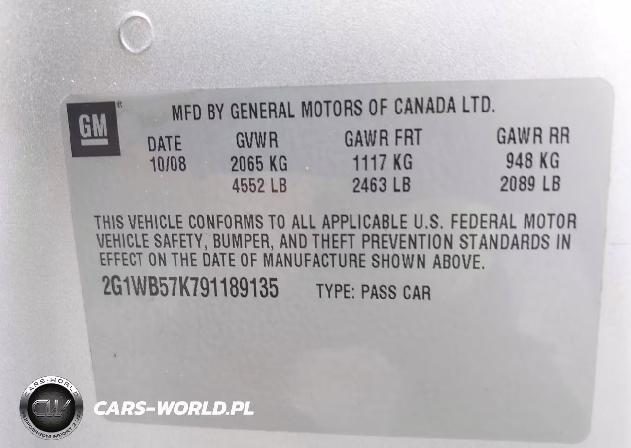 2009 Chevrolet Impala Ls VIN:2G1WB57K791189135 - 9