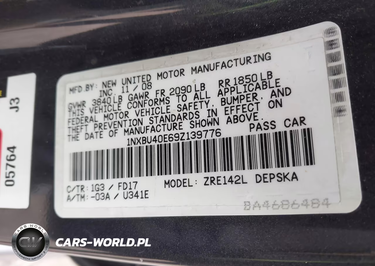2009 Toyota Corolla S VIN:1NXBU40E69Z139776 - 9