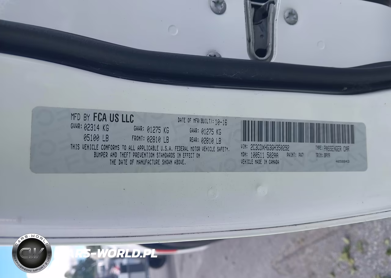 2016 Dodge Charger Sxt VIN:2C3CDXHG3GH350292 - 9