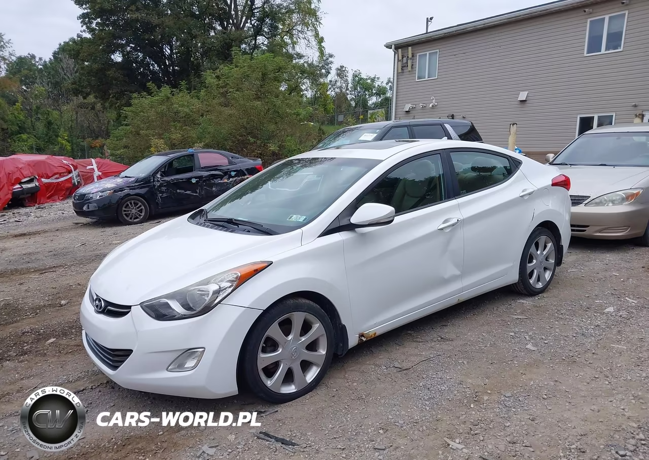 2013 Hyundai Elantra Limited VIN:5NPDH4AE4DH193130 - 2