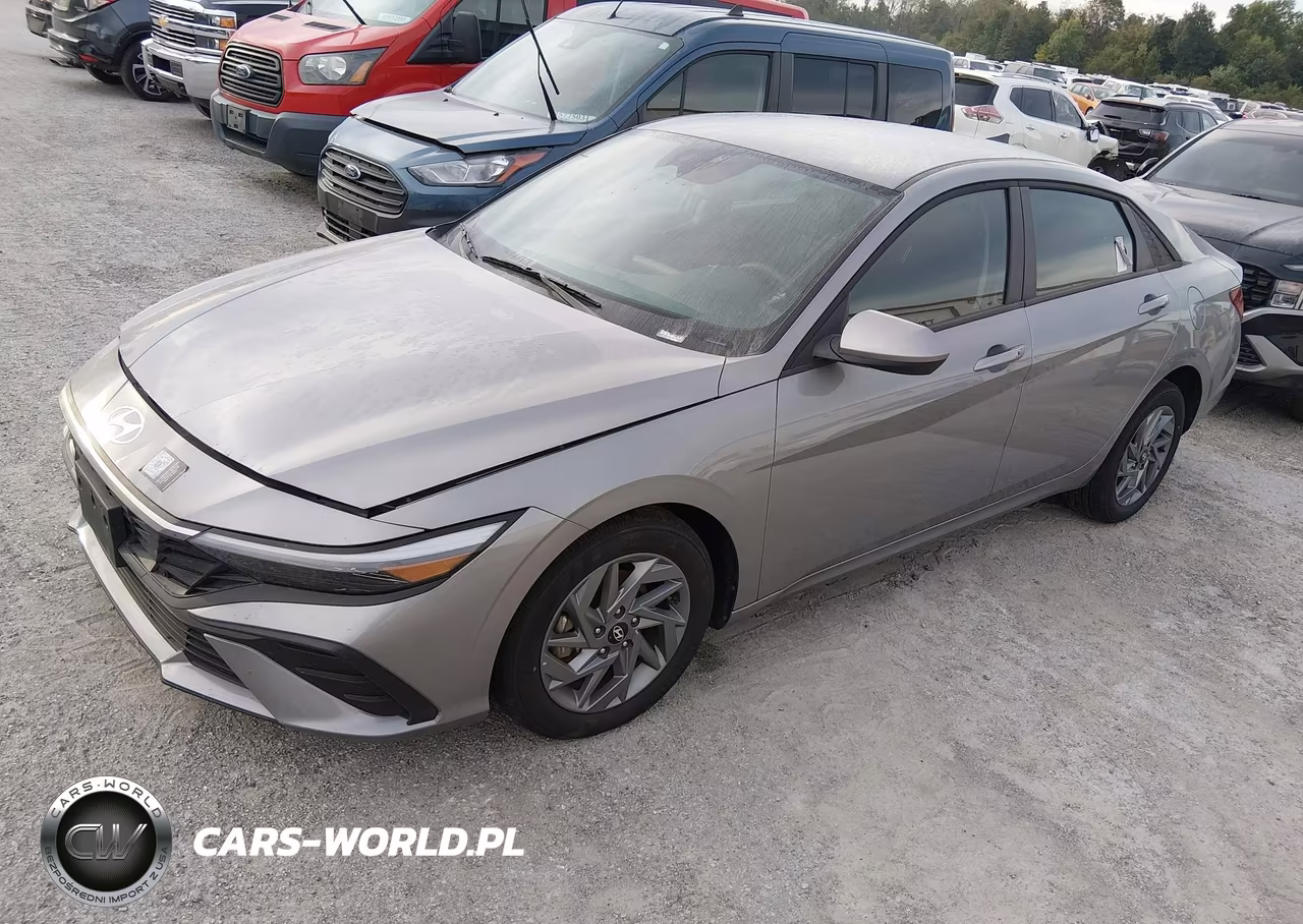 2025 Hyundai Elantra Hybrid Blue VIN:KMHLM4DJ4SU173653 - 2