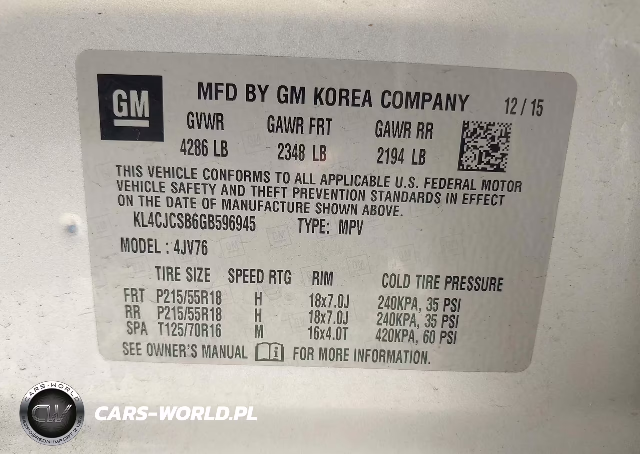 2016 Buick Encore Leather VIN:KL4CJCSB6GB596945 - 9