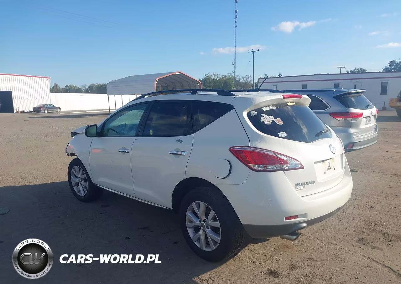 2014 Nissan Murano Sl VIN:JN8AZ1MW0EW526393 - 3