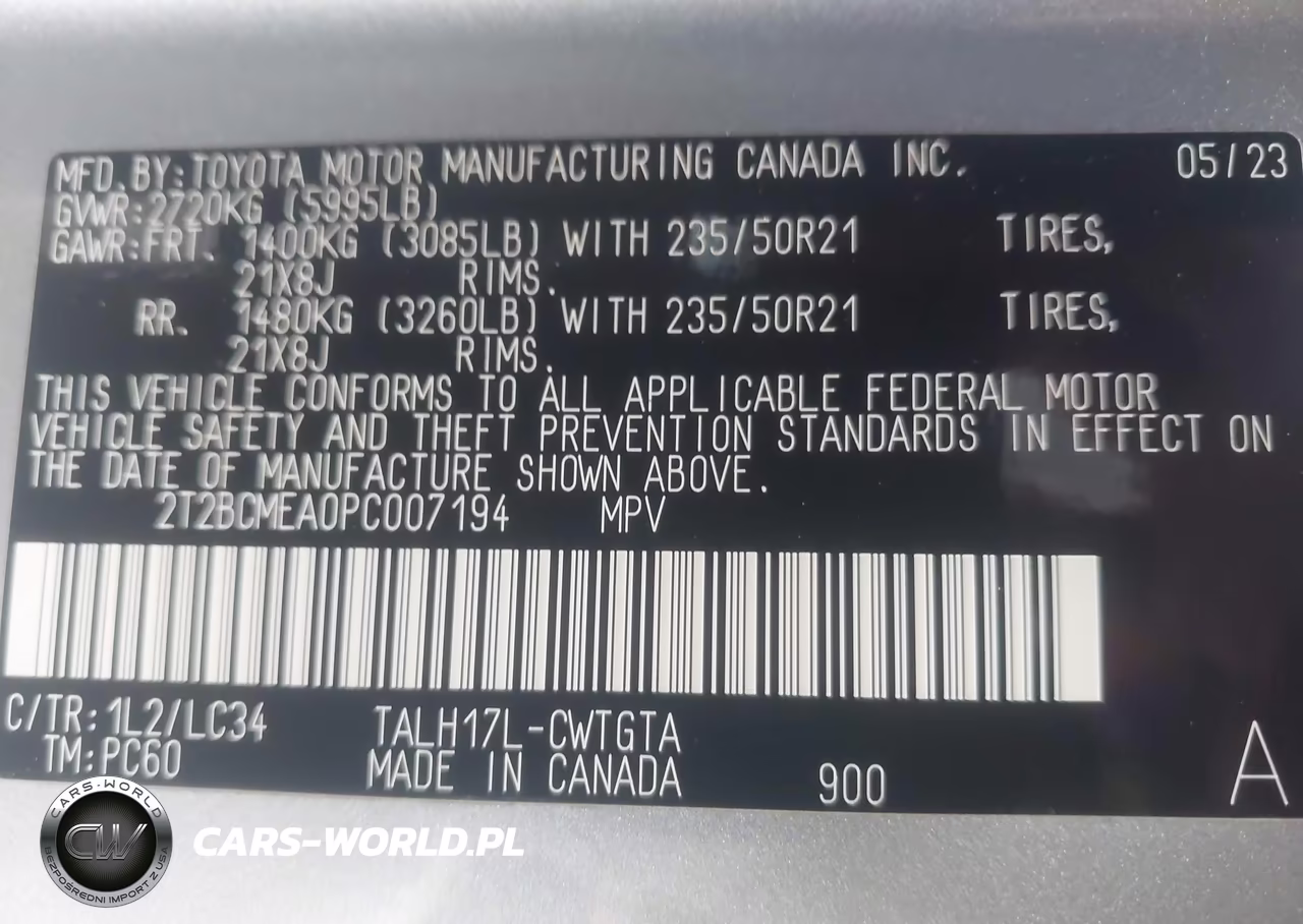2023 Lexus Rx 500H F Sport Performance VIN:2T2BCMEA0PC007194 - 9