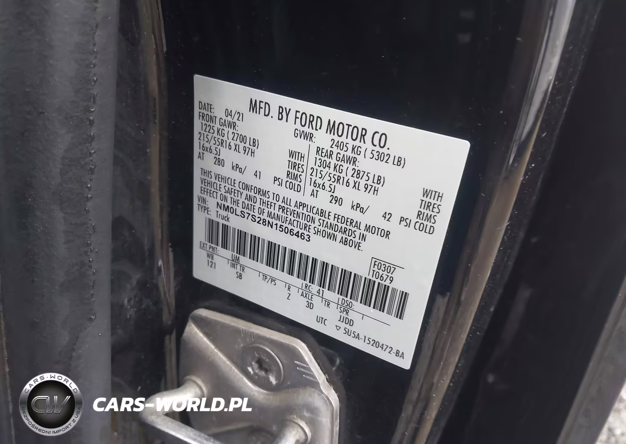 2022 Ford Transit Connect Xl VIN:NM0LS7S28N1506463 - 9