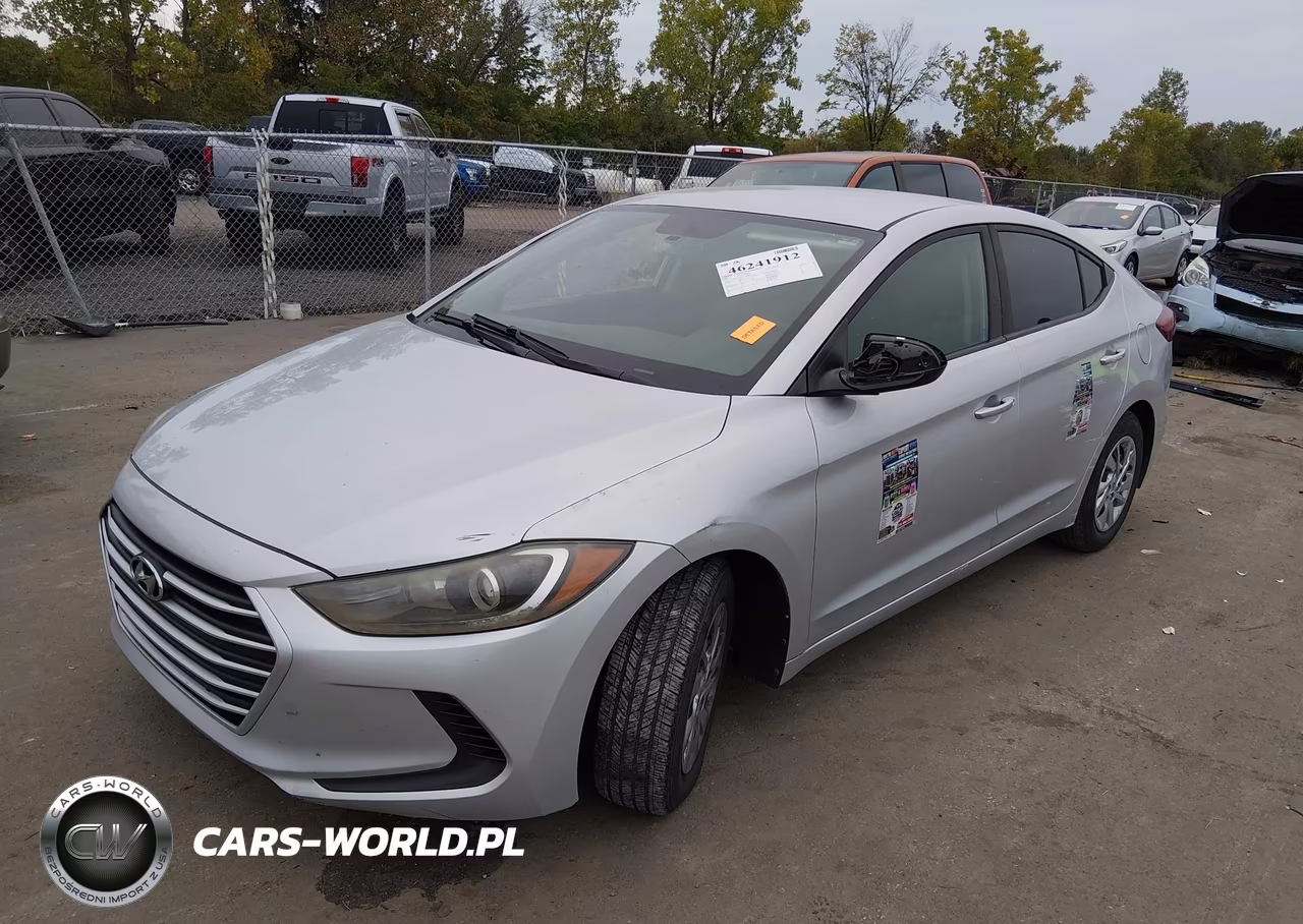 2018 Hyundai Elantra Se VIN:KMHD74LF3JU614650 - 2