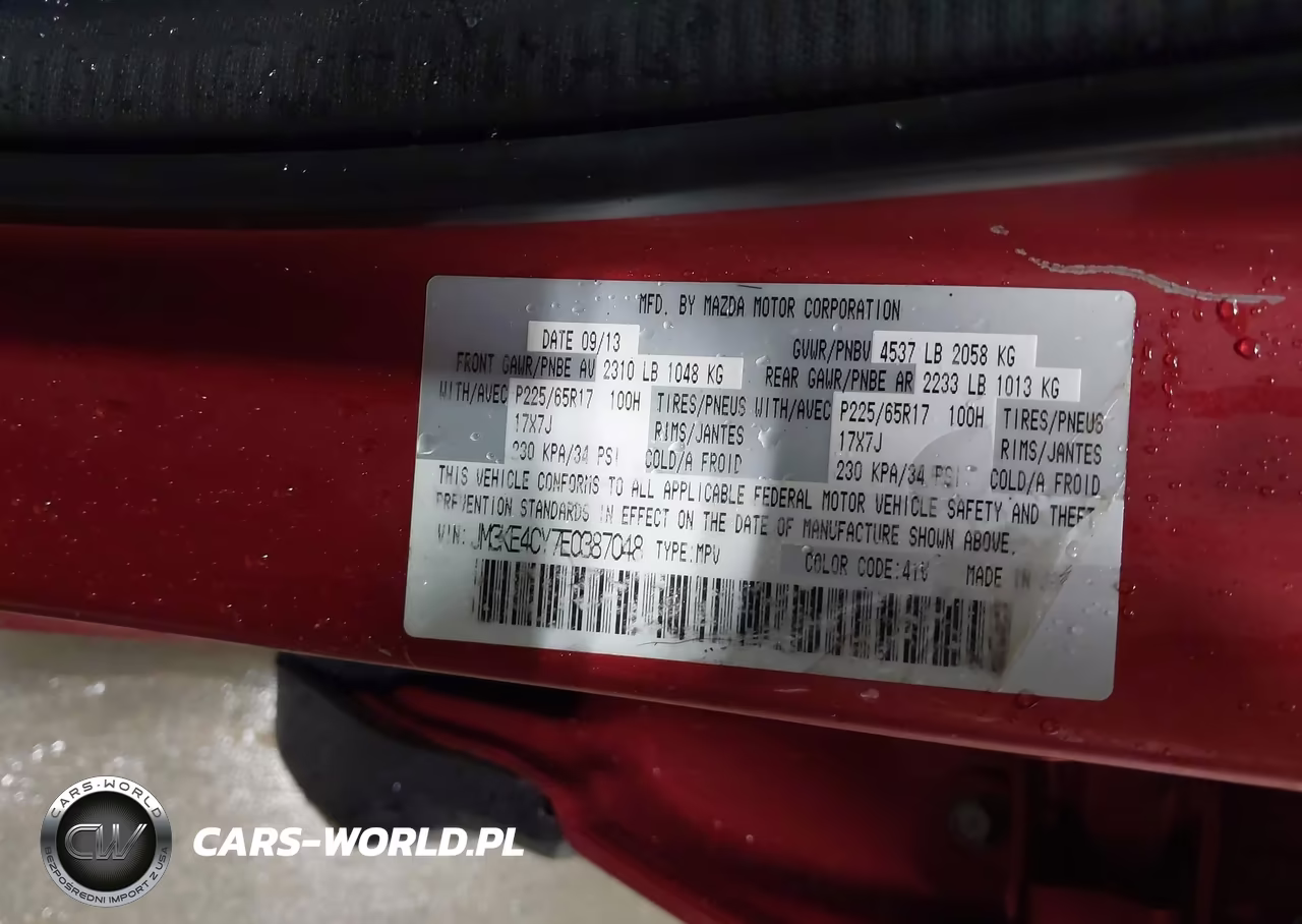 2014 Mazda Cx-5 Touring VIN:JM3KE4CY7E0387048 - 9