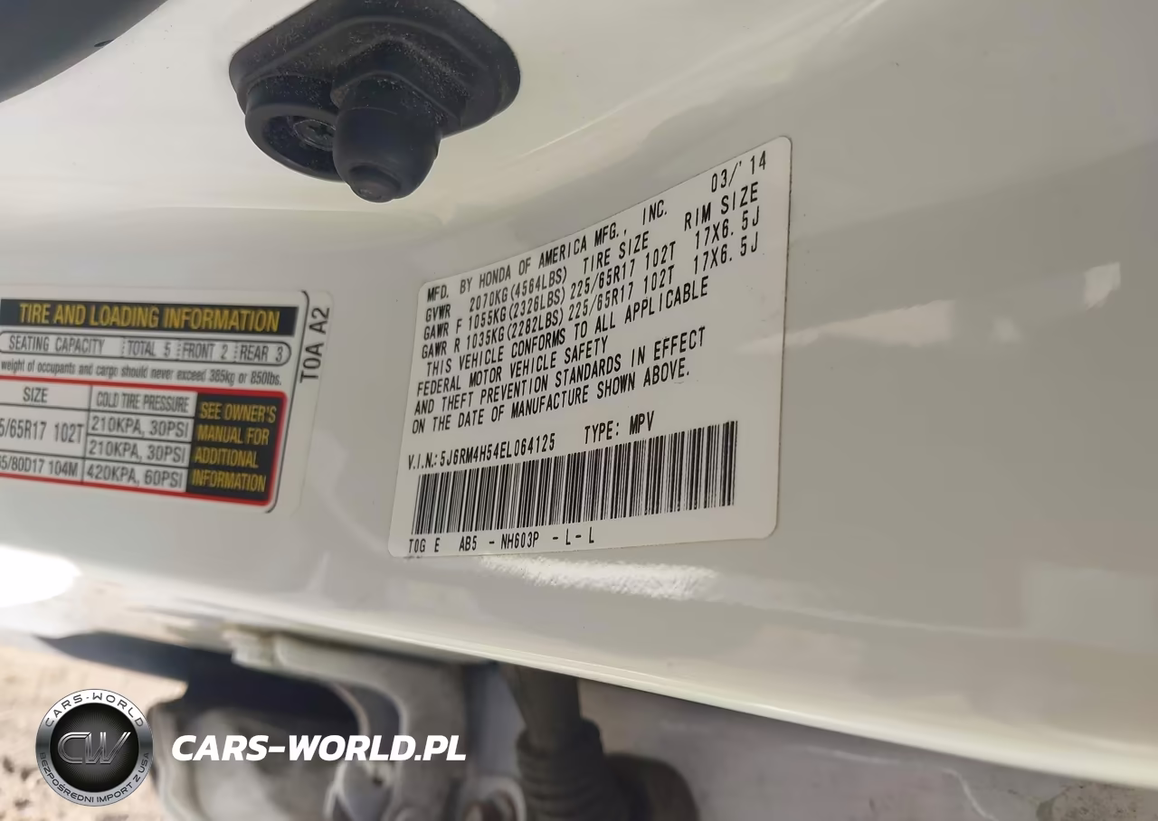 2014 Honda Cr-V Ex VIN:5J6RM4H54EL064125 - 9