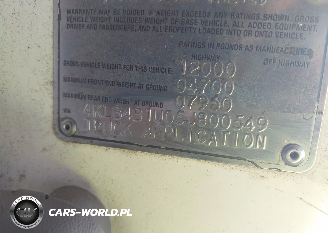 2005 Isuzu W3S042 Npr Gas Reg VIN:4KLB4B1U05J800549 - 8