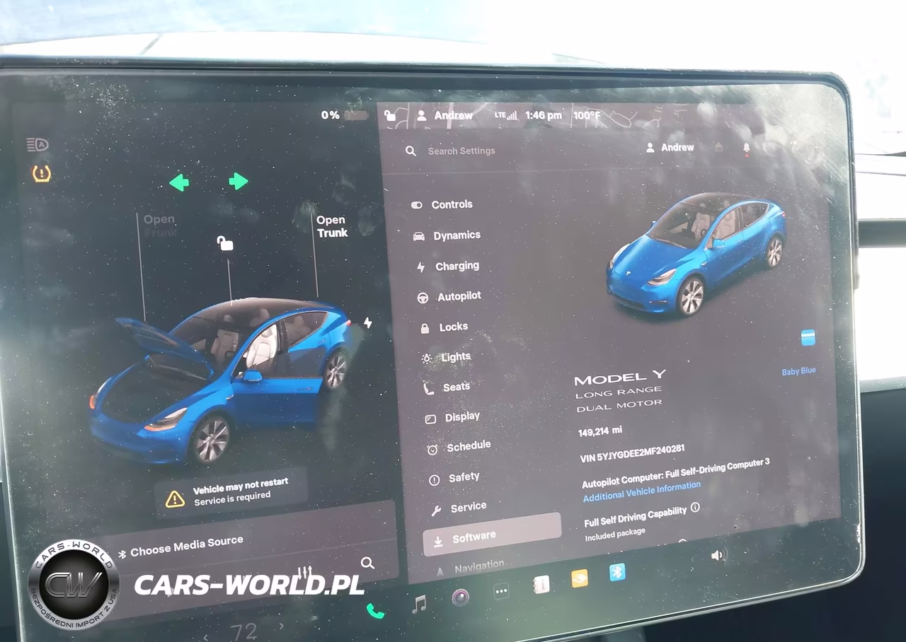 2021 Tesla Model Y Long Range Dual Motor All-Wheel Drive VIN:5YJYGDEE2MF240281 - 7