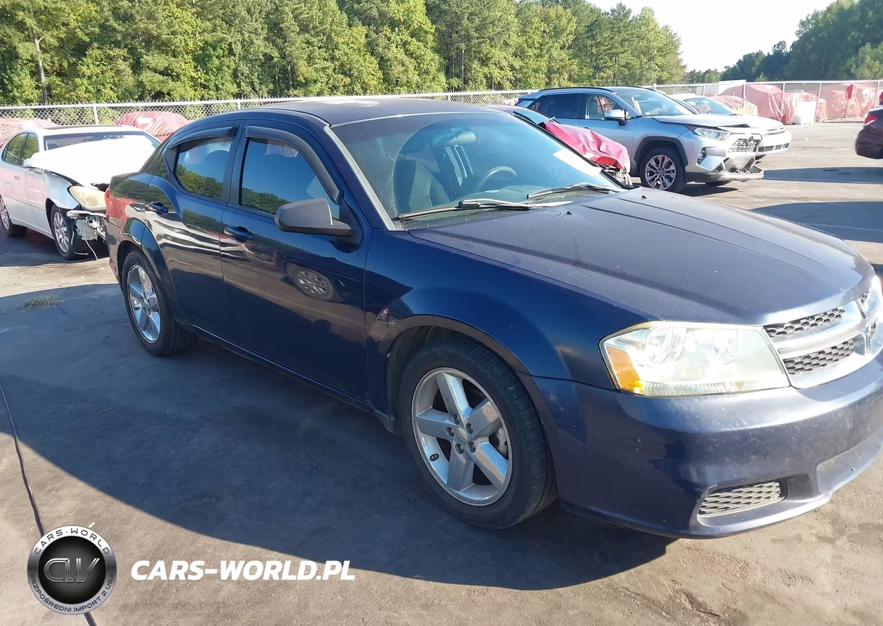 2013 Dodge Avenger Se V6 VIN:1C3CDZAG3DN750572 - 1