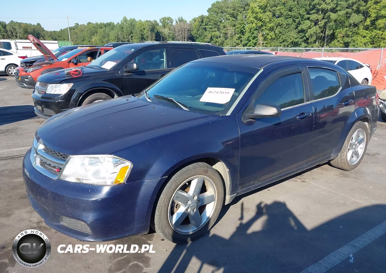 2013 Dodge Avenger Se V6 VIN:1C3CDZAG3DN750572 - 2