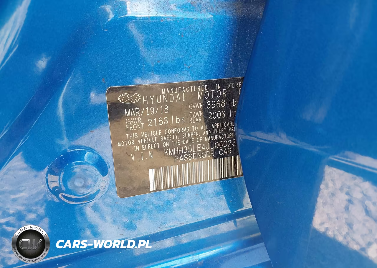 2018 Hyundai Elantra Gt VIN:KMHH35LE4JU060237 - 9