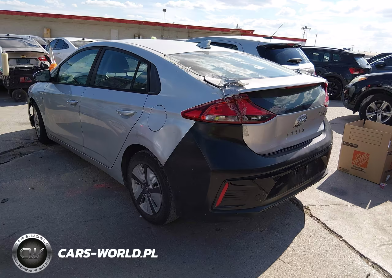 2017 Hyundai Ioniq Hybrid Blue VIN:KMHC65LC7HU040638 - 3