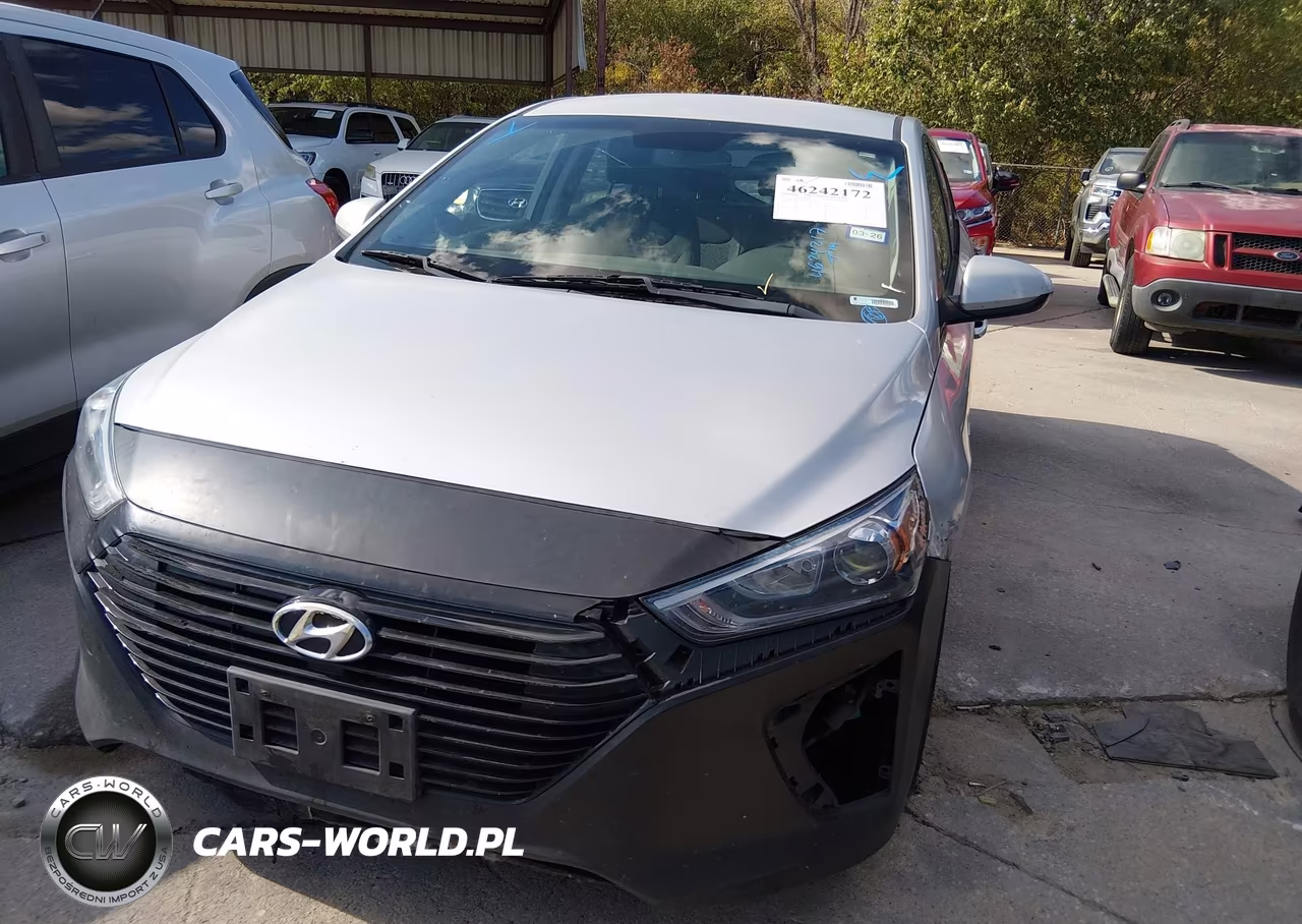 2017 Hyundai Ioniq Hybrid Blue VIN:KMHC65LC7HU040638 - 6