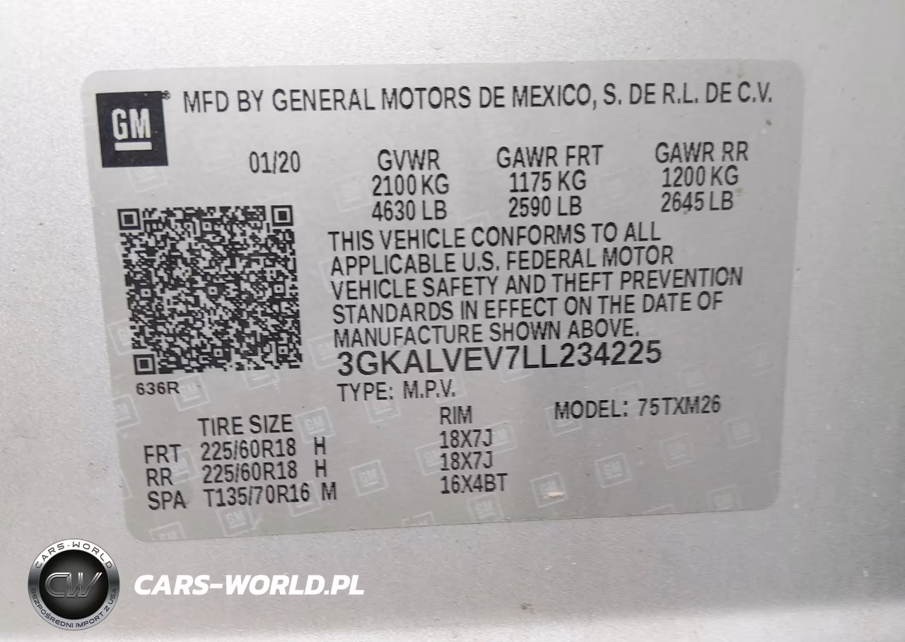 2020 GMC Terrain Awd Slt VIN:3GKALVEV7LL234225 - 9