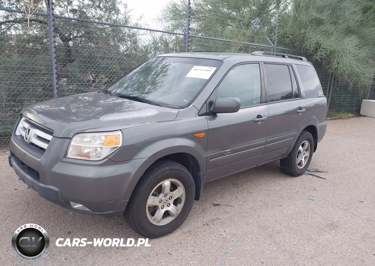 2007 Honda Pilot Ex VIN:5FNYF18407B020811 - 2