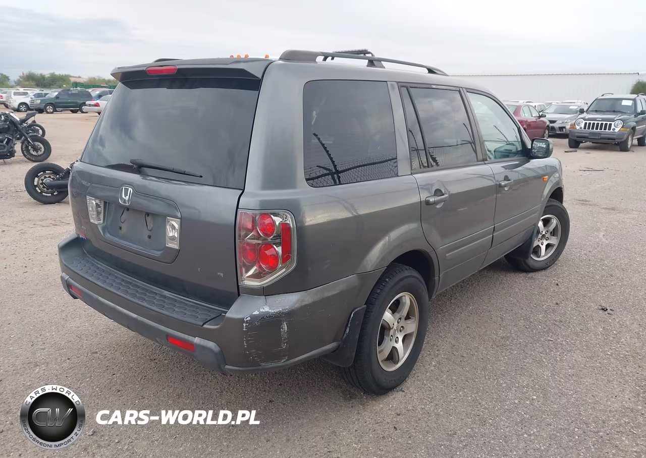 2007 Honda Pilot Ex VIN:5FNYF18407B020811 - 4
