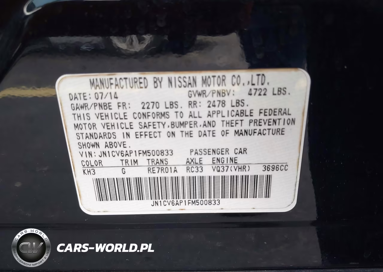 2015 Infiniti Q40 VIN:JN1CV6AP1FM500833 - 9