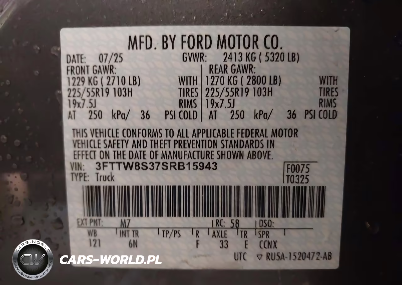 2025 Ford Maverick Lariat VIN:3FTTW8S37SRB15943 - 9