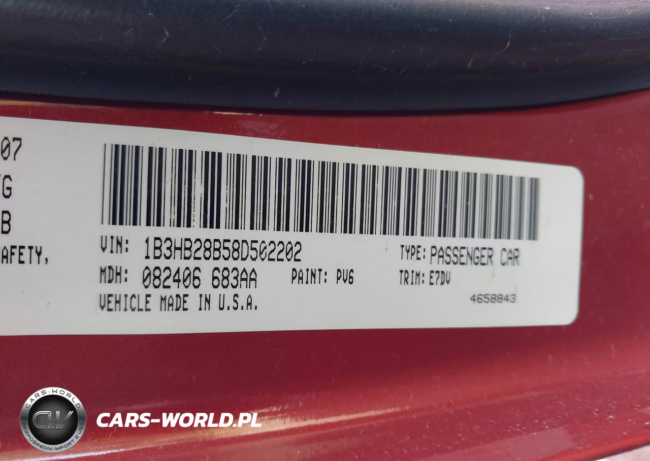 2008 Dodge Caliber Se VIN:1B3HB28B58D502202 - 9