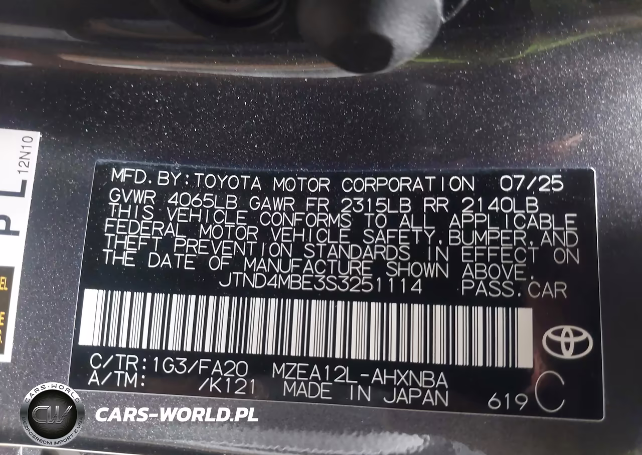2025 Toyota Corolla Se VIN:JTND4MBE3S3251114 - 9