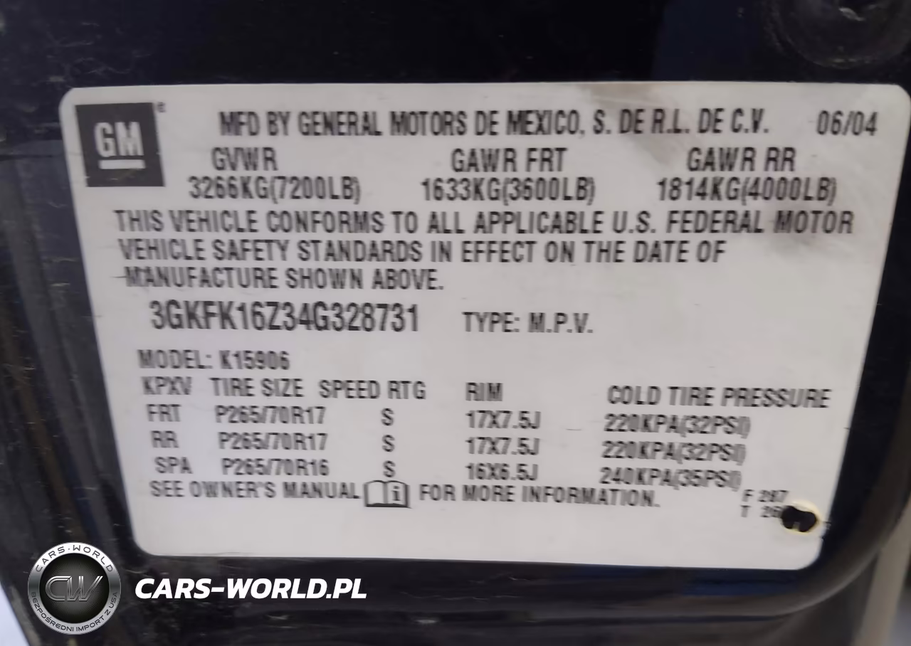 2004 GMC Yukon Xl 1500 Slt VIN:3GKFK16Z34G328731 - 9