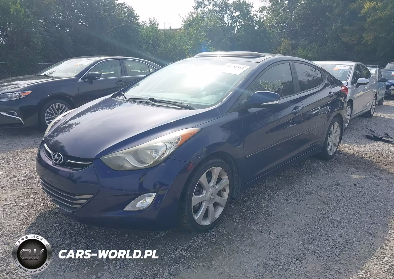 2013 Hyundai Elantra Limited VIN:5NPDH4AE3DH406536 - 2