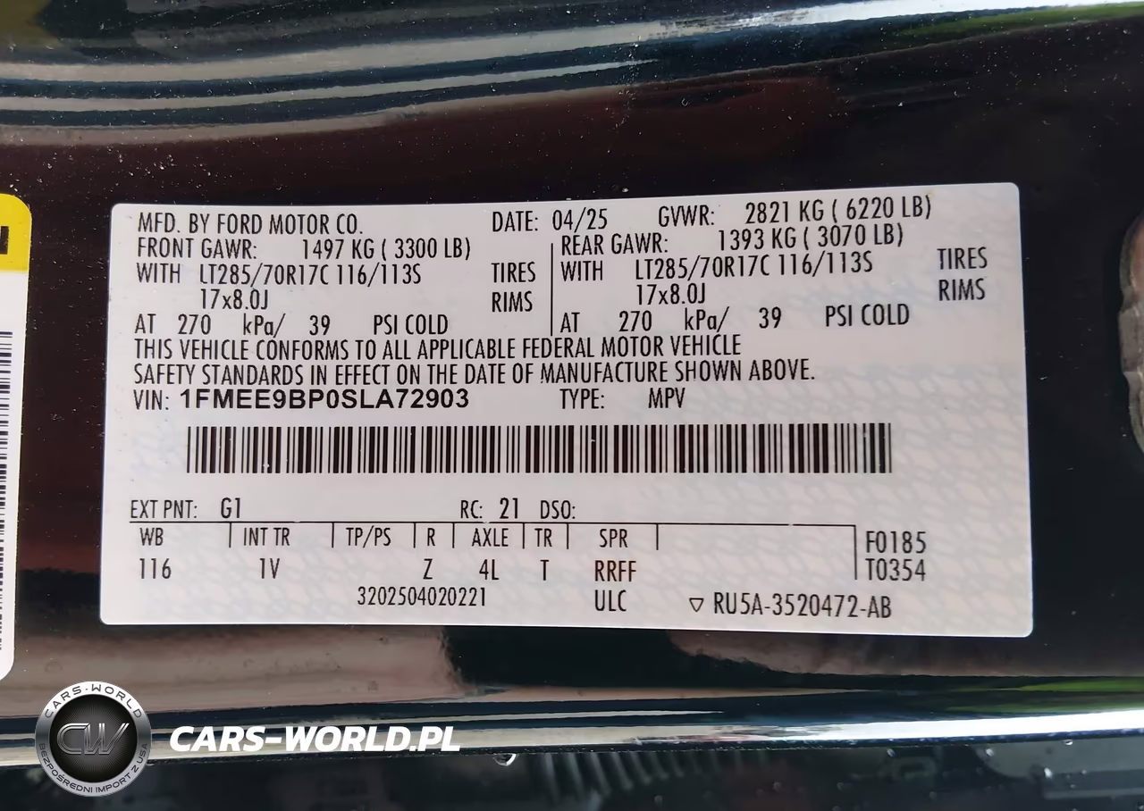 2025 Ford Bronco Badlands VIN:1FMEE9BP0SLA72903 - 9