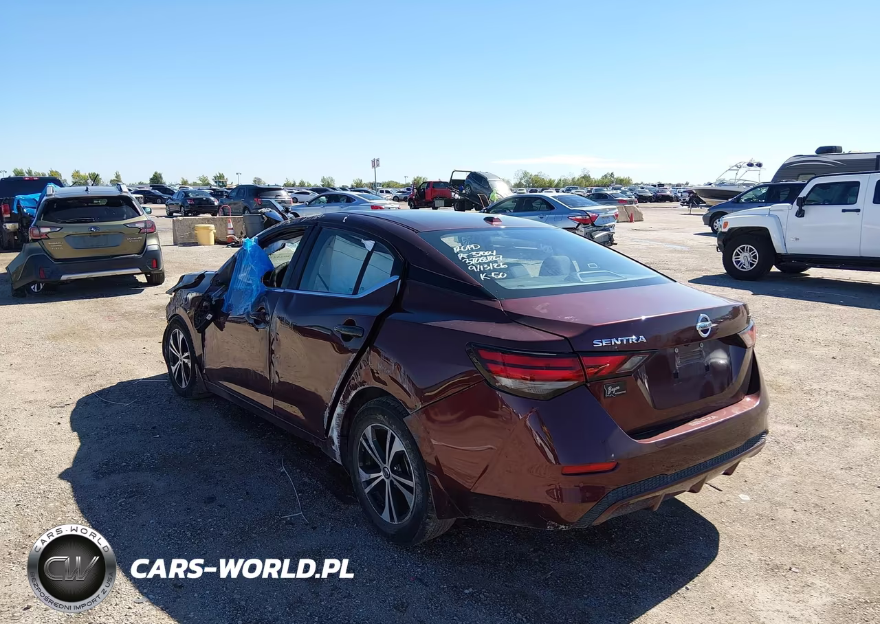 2020 Nissan Sentra Sv Xtronic Cvt VIN:3N1AB8CV8LY293552 - 3