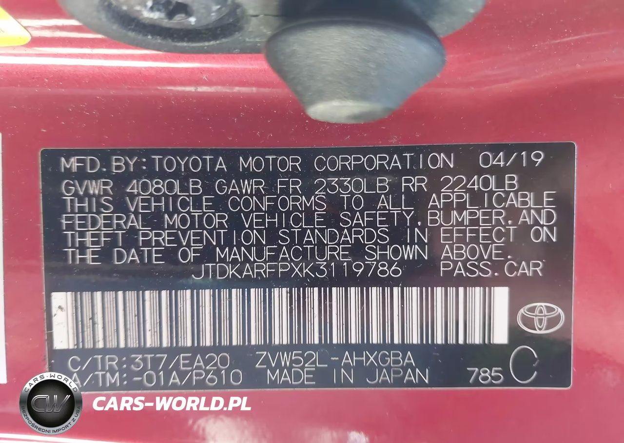 2019 Toyota Prius Prime Premium VIN:JTDKARFPXK3119786 - 9