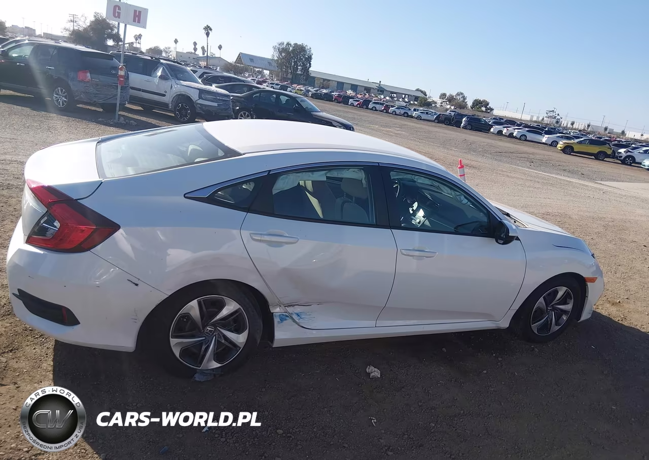 2019 Honda Civic Lx VIN:19XFC2F65KE213237 - 13