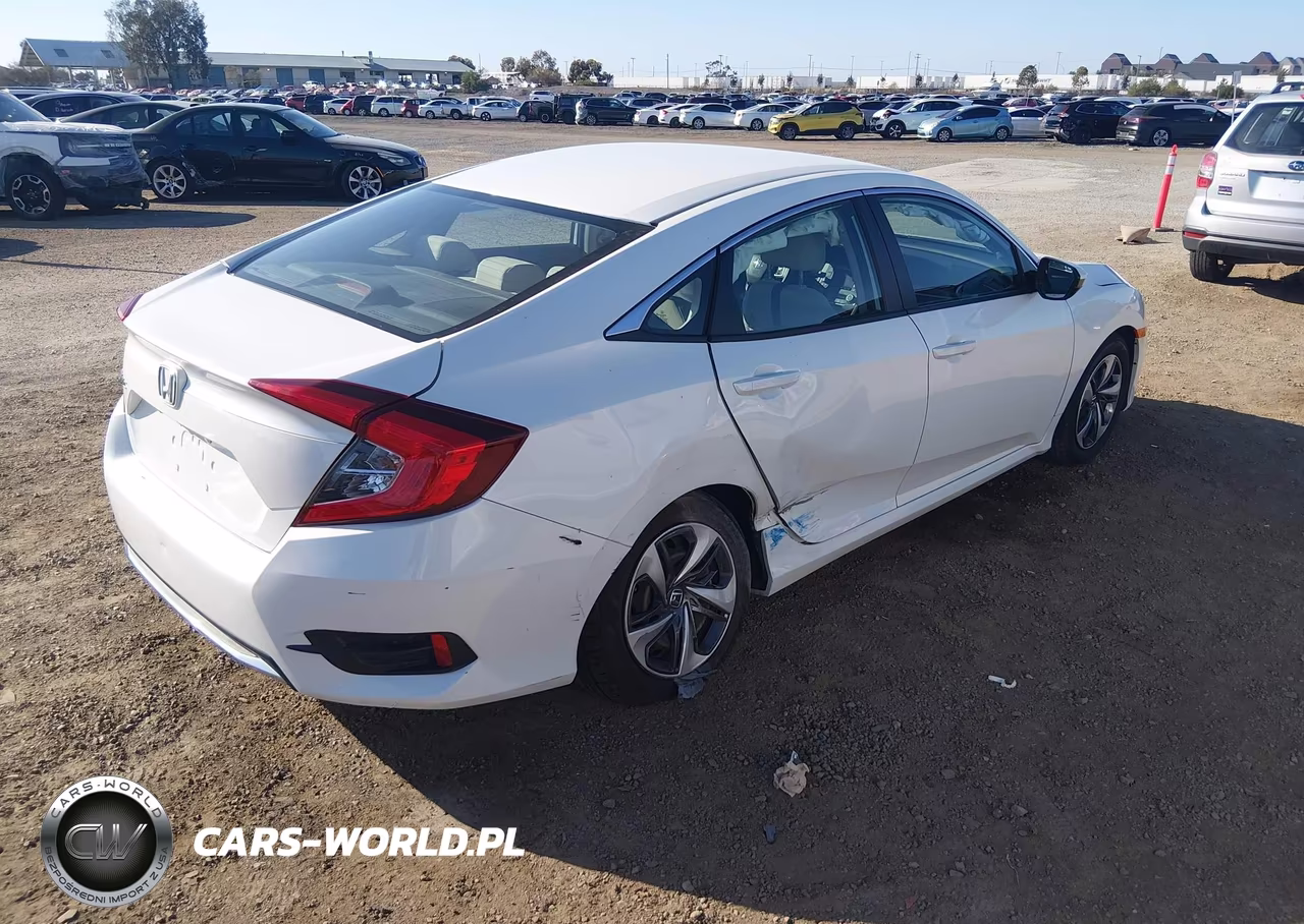 2019 Honda Civic Lx VIN:19XFC2F65KE213237 - 4