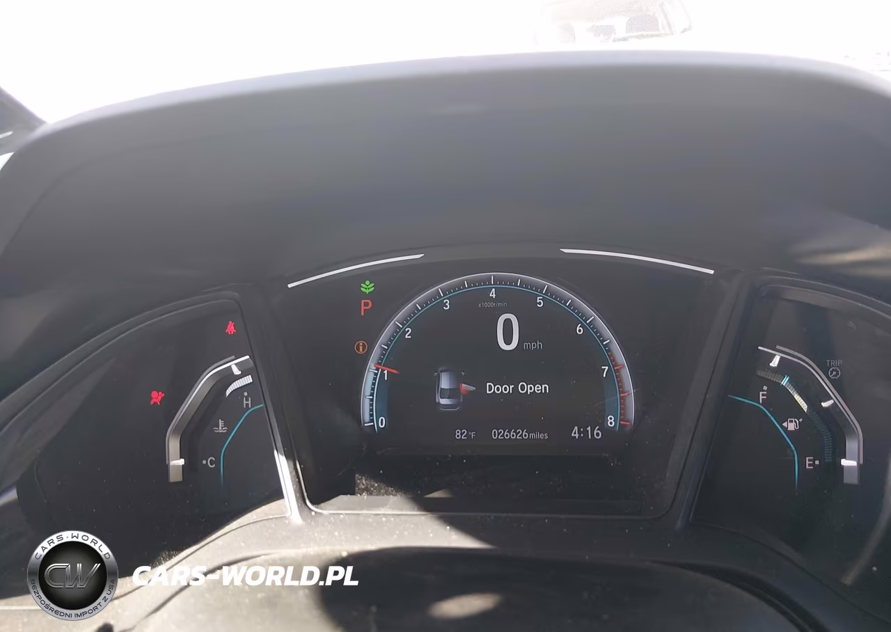 2019 Honda Civic Lx VIN:19XFC2F65KE213237 - 7