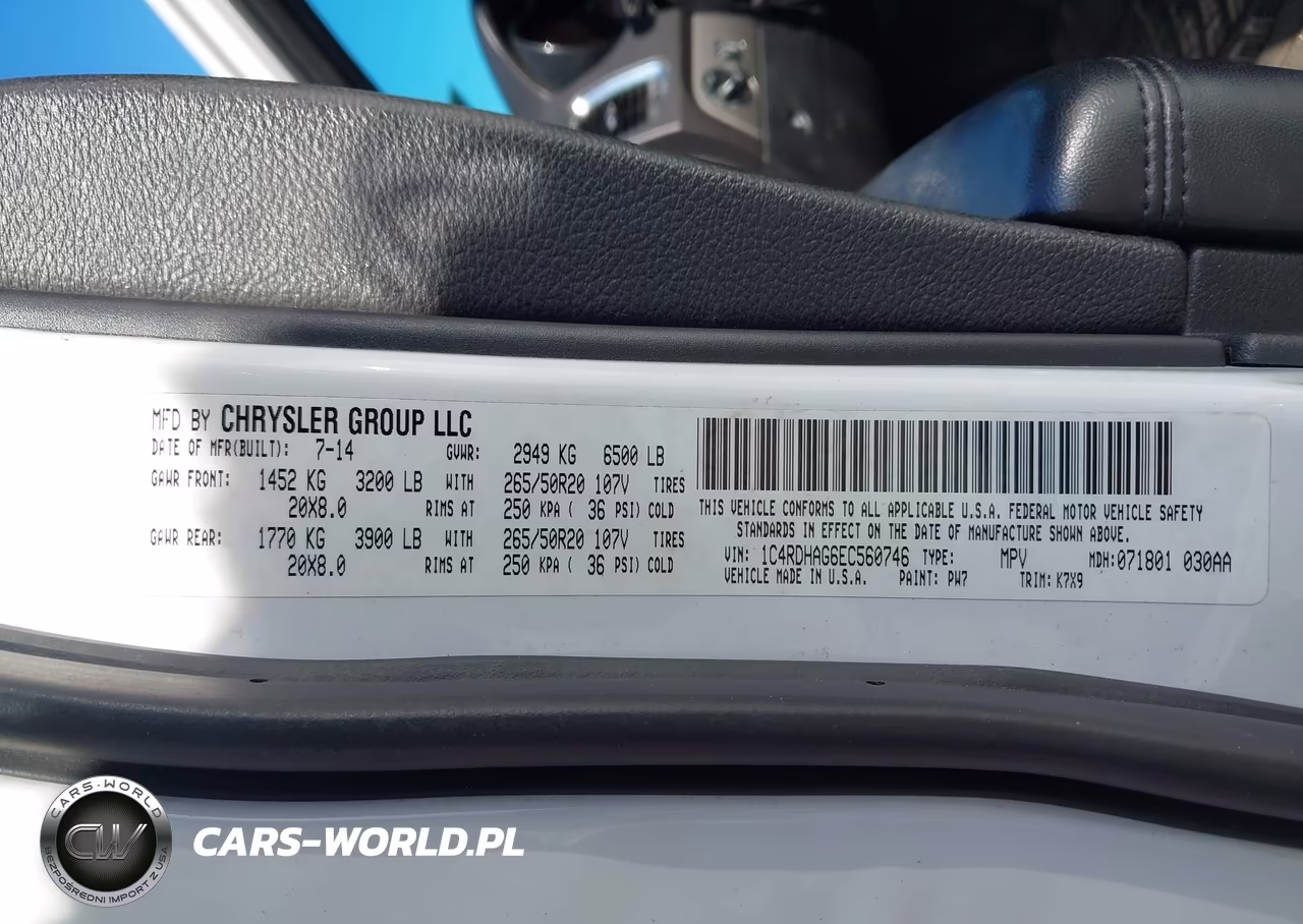 2014 Dodge Durango Sxt VIN:1C4RDHAG6EC560746 - 9
