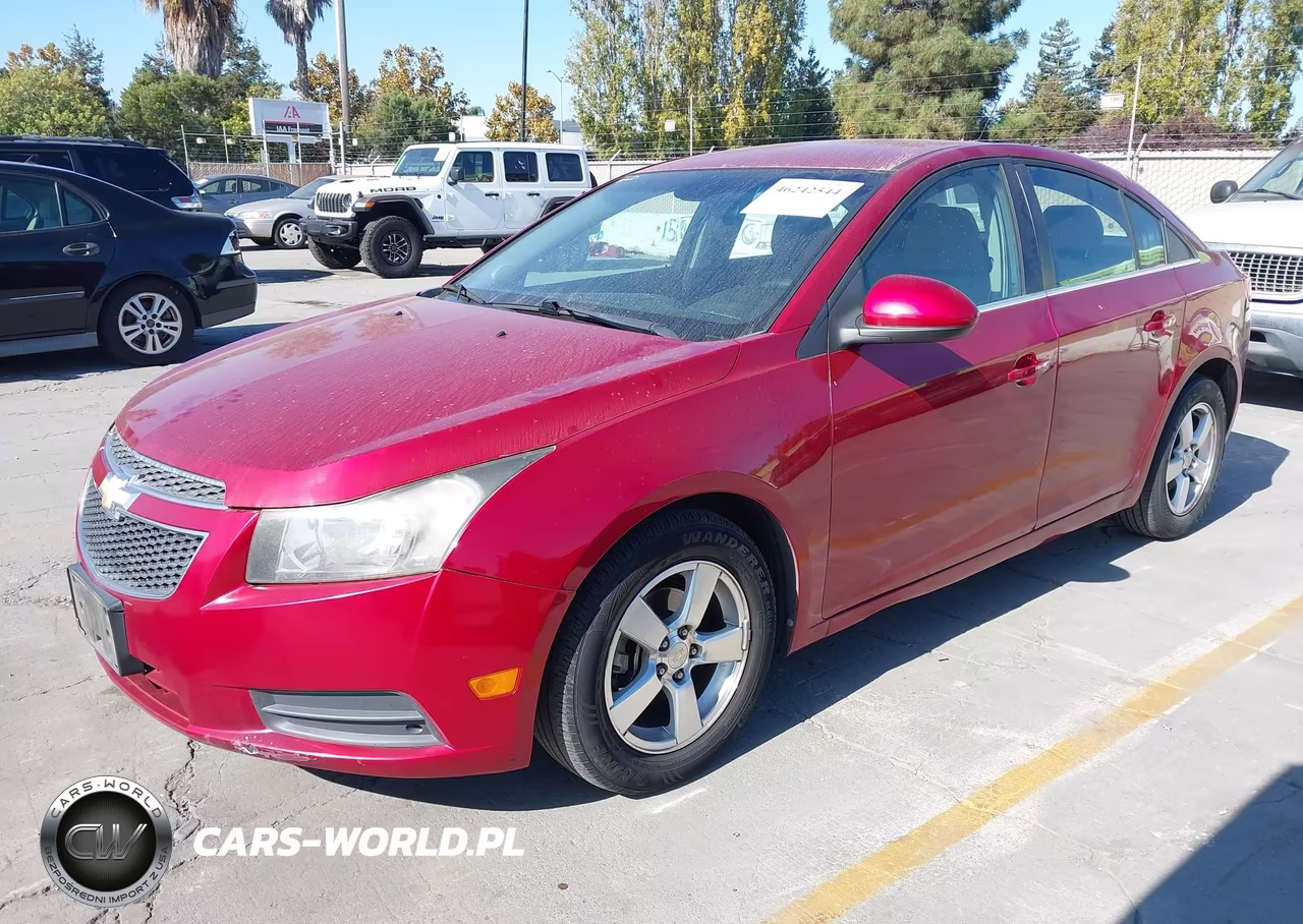 2012 Chevrolet Cruze Lt VIN:1G1PE5SCXC7120977 - 2