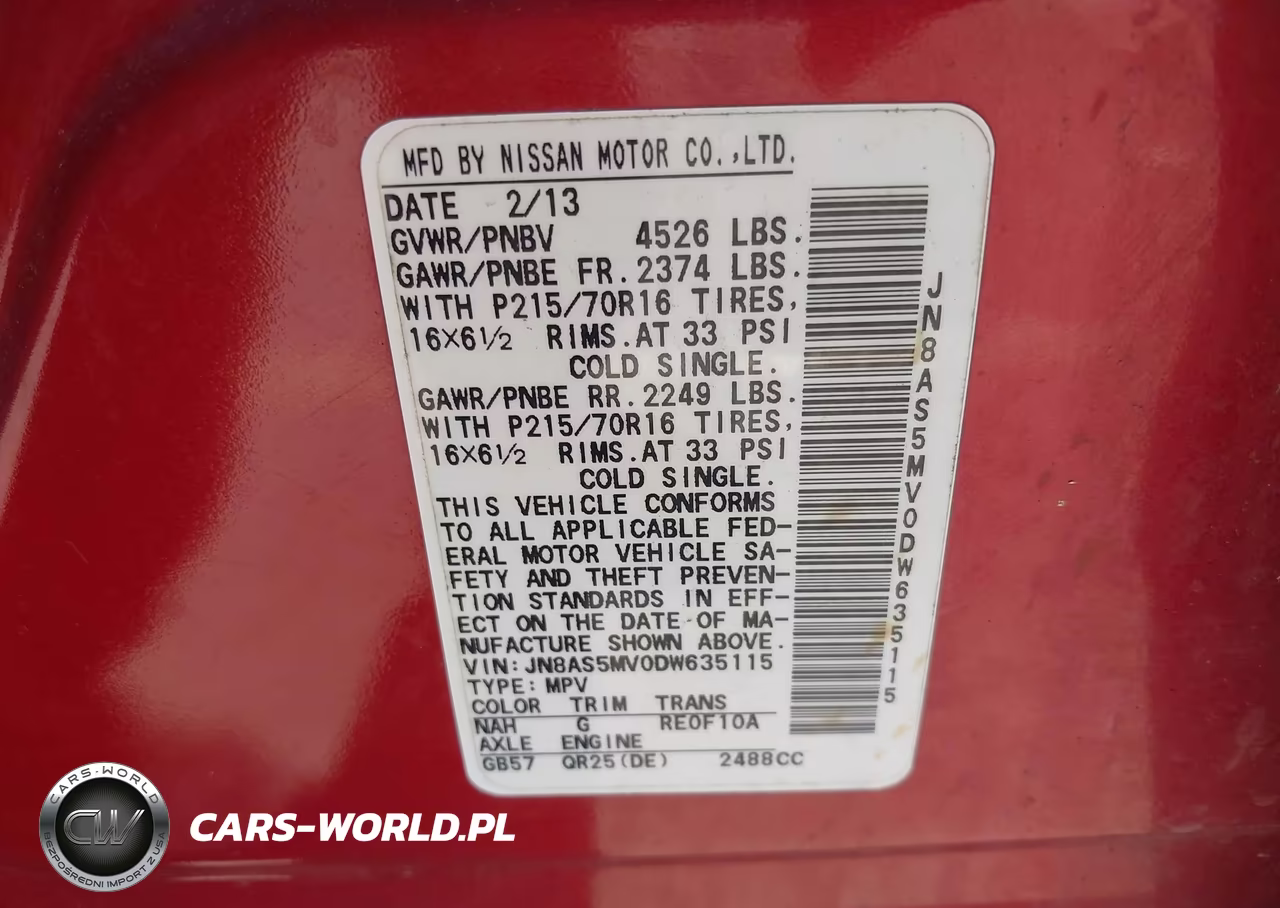2013 Nissan Rogue S VIN:JN8AS5MV0DW635115 - 9