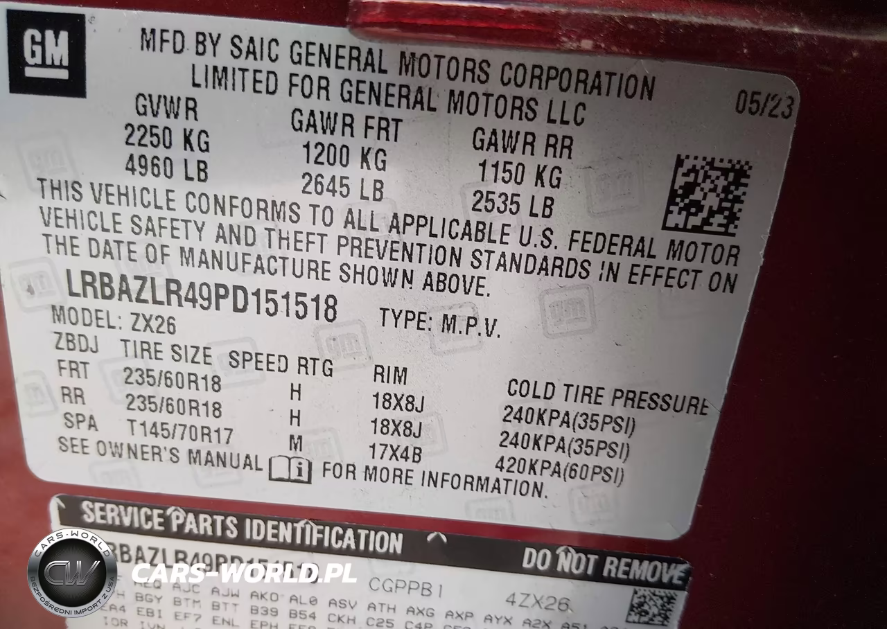 2023 Buick Envision Preferred Fwd VIN:LRBAZLR49PD151518 - 9