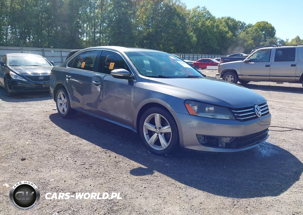 2012 Volkswagen Passat 2.5L Se VIN:1VWBP7A32CC060867 - 1
