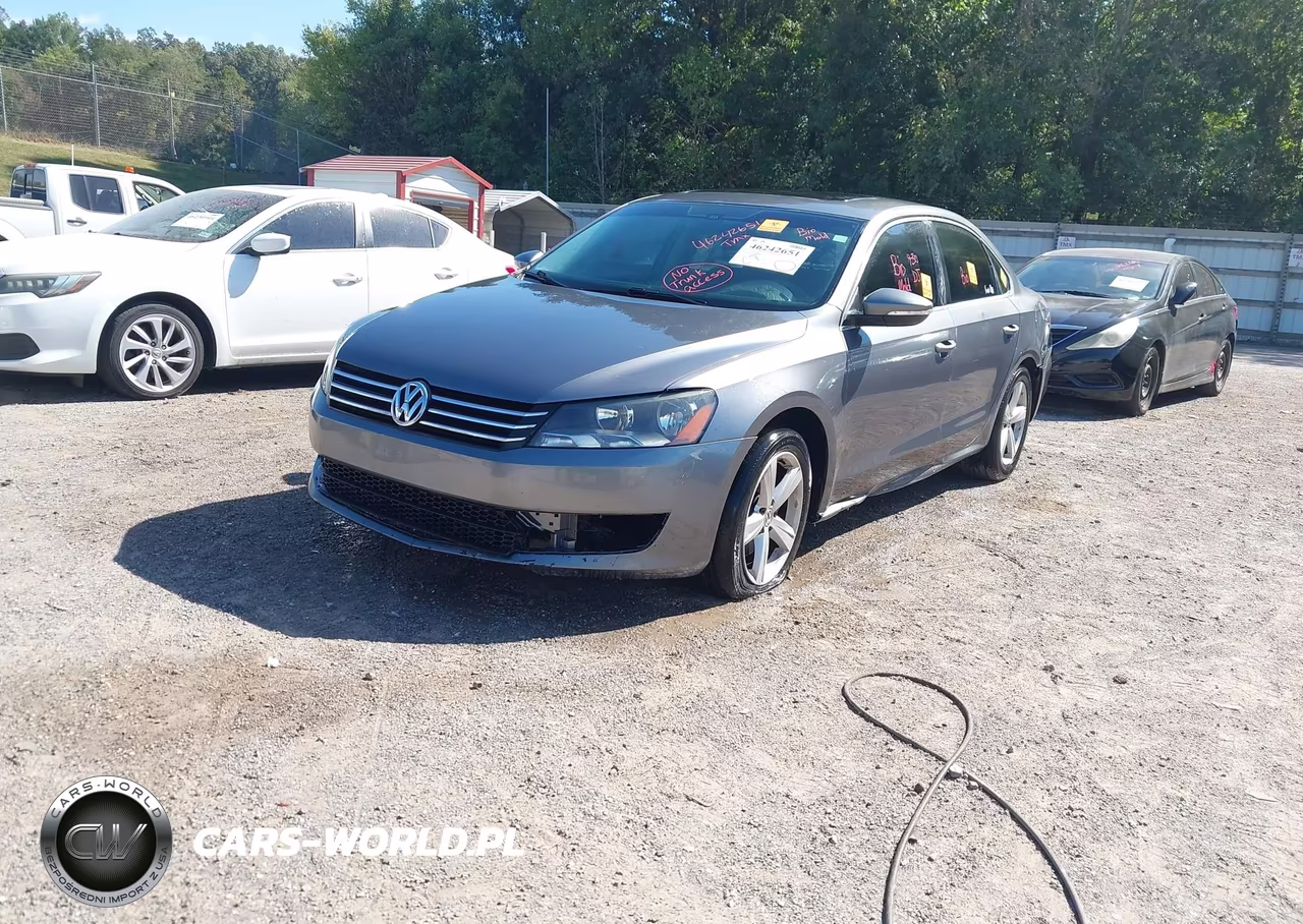 2012 Volkswagen Passat 2.5L Se VIN:1VWBP7A32CC060867 - 2