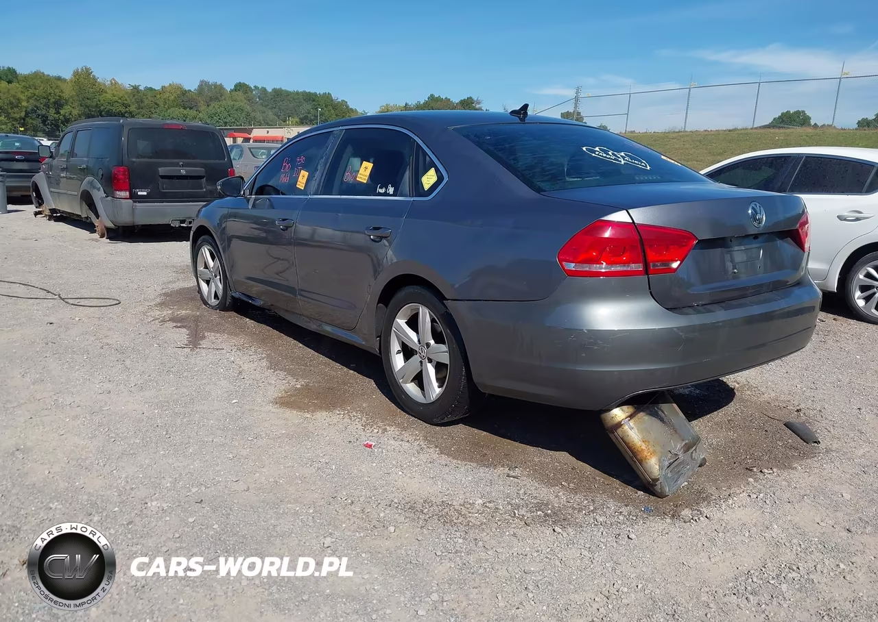 2012 Volkswagen Passat 2.5L Se VIN:1VWBP7A32CC060867 - 3