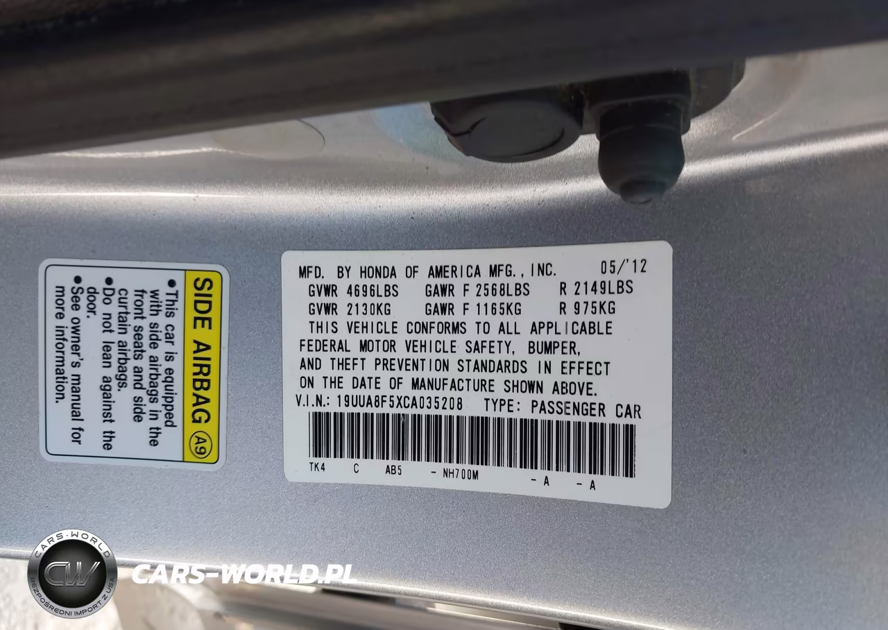 2012 Acura Tl 3.5 VIN:19UUA8F5XCA035208 - 18