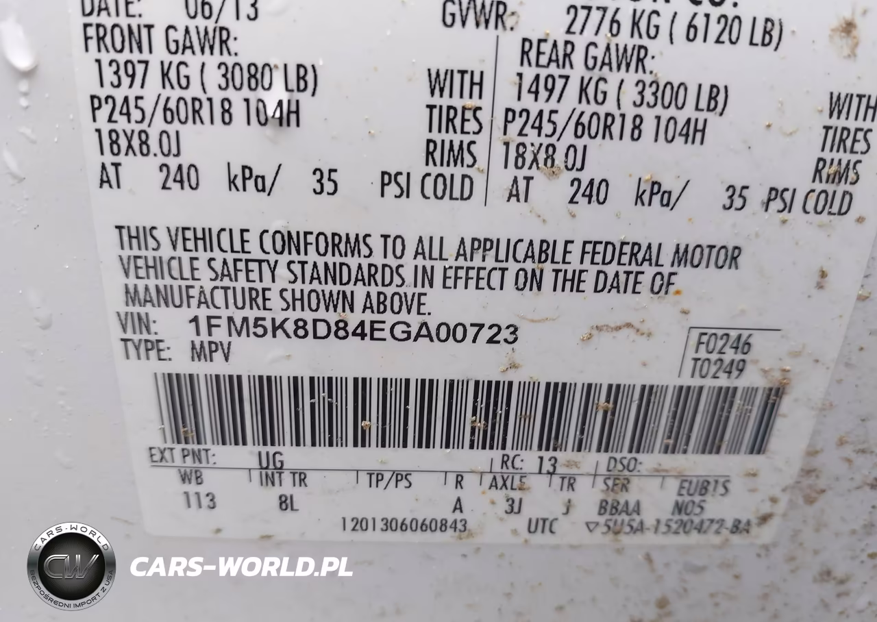 2014 Ford Explorer Xlt VIN:1FM5K8D84EGA00723 - 9